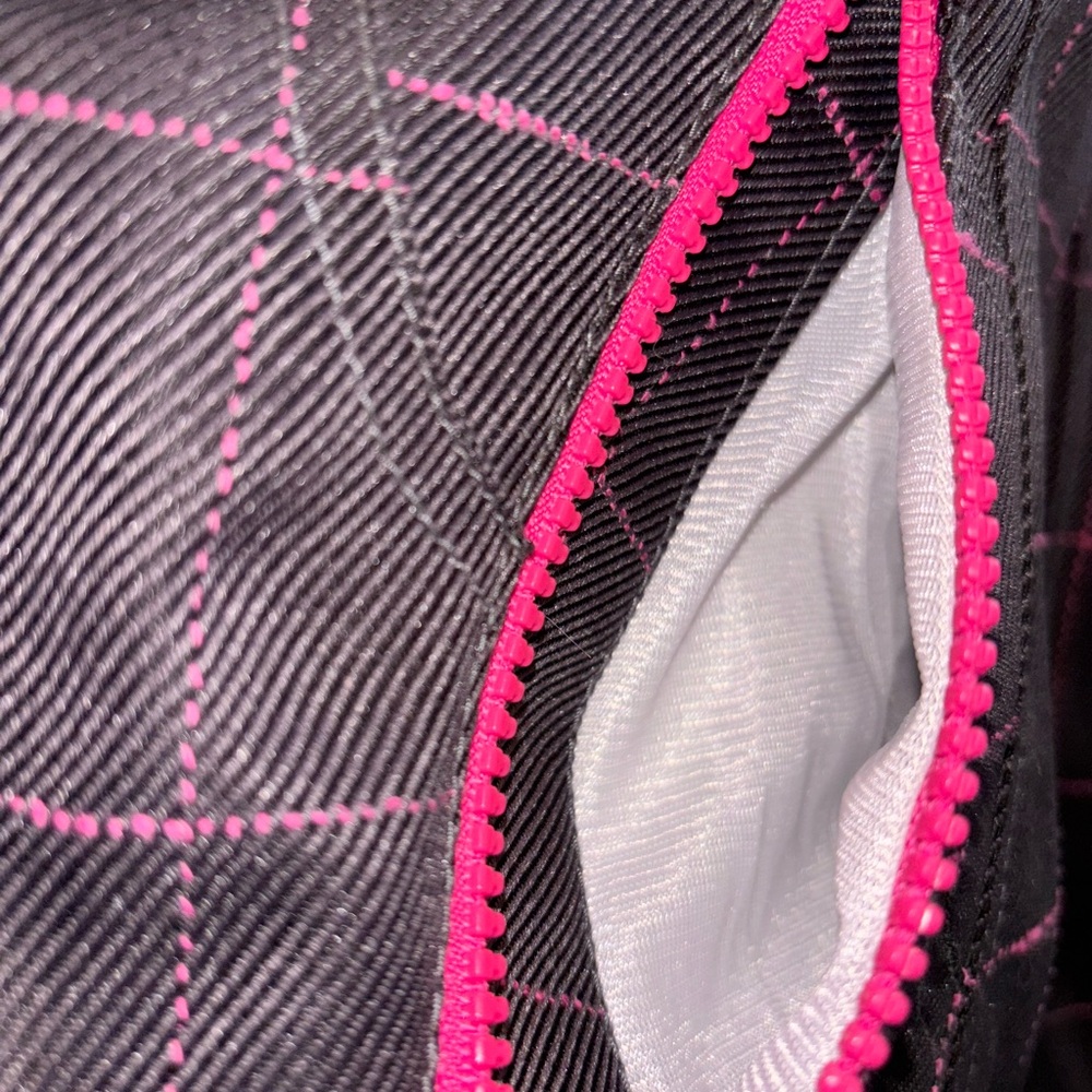 CASTLE SNOWMOBILE JACKET XL PINK AND BLACK PLAID CASTLE SNOWBOARDING COAT - Picture 4 of 14